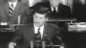 President Kennedy Challenges NASA to Go to the Moon